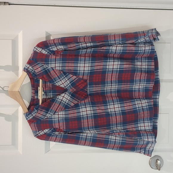 Madewell plaid top - Picture 1 of 3